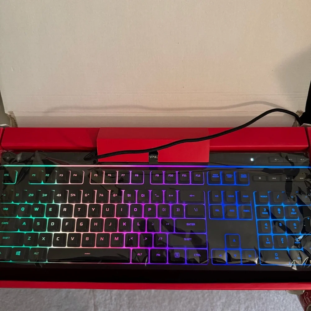 HyperX Alloy Core RGB Wired Gaming Keyboard HX-KB5ME2 tested working